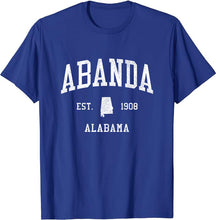 Abanda Alabama AL T-Shirt Vintage Athletic Sports Design Tee