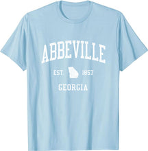 Abbeville Georgia GA T-Shirt Vintage Athletic Sports Design Tee