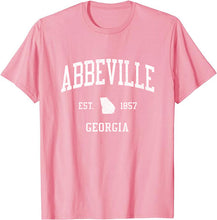 Abbeville Georgia GA T-Shirt Vintage Athletic Sports Design Tee