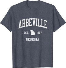 Abbeville Georgia GA T-Shirt Vintage Athletic Sports Design Tee