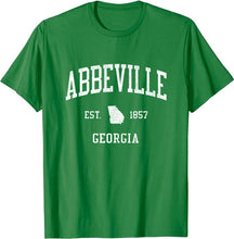 Abbeville Georgia GA T-Shirt Vintage Athletic Sports Design Tee