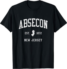 Absecon New Jersey NJ T-Shirt Vintage Athletic Sports Design Tee