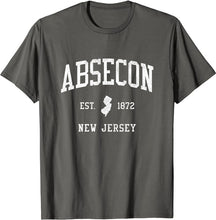 Absecon New Jersey NJ T-Shirt Vintage Athletic Sports Design Tee