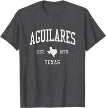 Aguilares Texas TX T-Shirt Vintage Athletic Sports Design Tee
