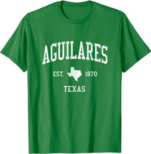 Aguilares Texas TX T-Shirt Vintage Athletic Sports Design Tee
