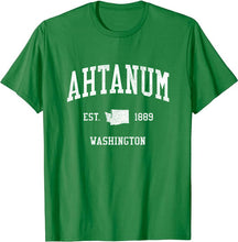 Ahtanum Washington WA T-Shirt Vintage Athletic Sports Design Tee