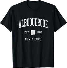 Albuquerque New Mexico NM T-Shirt Vintage Athletic Sports Design Tee