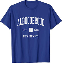 Albuquerque New Mexico NM T-Shirt Vintage Athletic Sports Design Tee