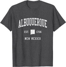 Albuquerque New Mexico NM T-Shirt Vintage Athletic Sports Design Tee