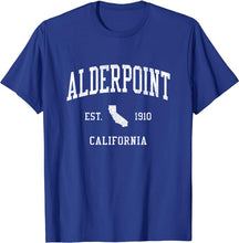 Alderpoint California CA T-Shirt Vintage Athletic Sports Design Tee