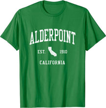 Alderpoint California CA T-Shirt Vintage Athletic Sports Design Tee