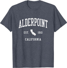 Alderpoint California CA T-Shirt Vintage Athletic Sports Design Tee