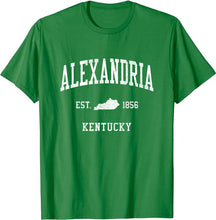 Alexandria Kentucky KY T-Shirt Vintage Athletic Sports Design Tee