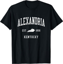 Alexandria Kentucky KY T-Shirt Vintage Athletic Sports Design Tee