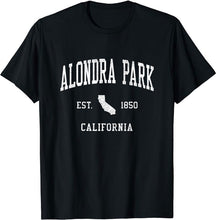 Alondra Park California CA T-Shirt Vintage Athletic Sports Design Tee