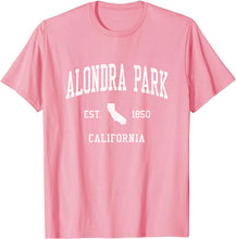 Alondra Park California CA T-Shirt Vintage Athletic Sports Design Tee