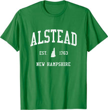 Alstead New Hampshire NH T-Shirt Vintage Athletic Sports Design Tee