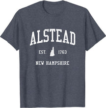 Alstead New Hampshire NH T-Shirt Vintage Athletic Sports Design Tee