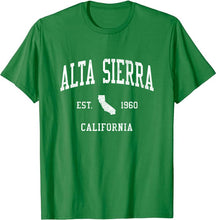 Alta Sierra California CA T-Shirt Vintage Athletic Sports Design Tee