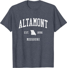 Altamont Missouri MO T-Shirt Vintage Athletic Sports Design Tee