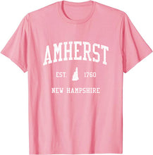 Amherst New Hampshire NH T-Shirt Vintage Athletic Sports Design Tee