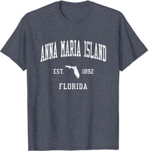 Anna Maria Island Florida FL T-Shirt Vintage Athletic Sports Design Tee