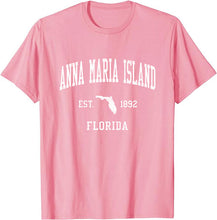 Anna Maria Island Florida FL T-Shirt Vintage Athletic Sports Design Tee