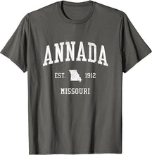 Annada Missouri MO T-Shirt Vintage Athletic Sports Design Tee