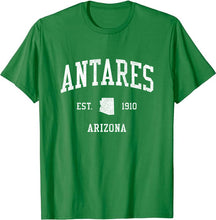 Antares Arizona AZ T-Shirt Vintage Athletic Sports Design Tee