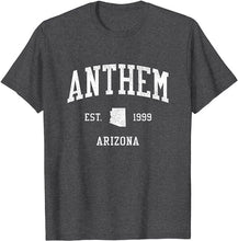 Anthem Arizona AZ T-Shirt Vintage Athletic Sports Design Tee