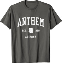 Anthem Arizona AZ T-Shirt Vintage Athletic Sports Design Tee