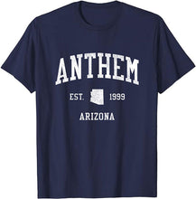 Anthem Arizona AZ T-Shirt Vintage Athletic Sports Design Tee