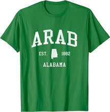 Arab Alabama AL T-Shirt Vintage Athletic Sports Design Tee