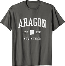 Aragon New Mexico NM T-Shirt Vintage Athletic Sports Design Tee