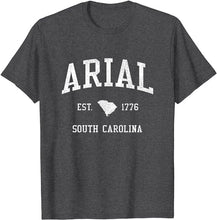 Arial South Carolina SC T-Shirt Vintage Athletic Sports Design Tee