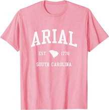 Arial South Carolina SC T-Shirt Vintage Athletic Sports Design Tee