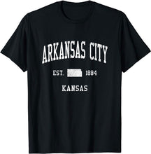 Arkansas City Kansas KS T-Shirt Vintage Athletic Sports Design Tee