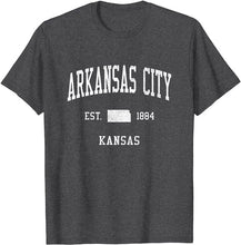 Arkansas City Kansas KS T-Shirt Vintage Athletic Sports Design Tee