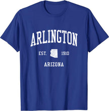 Arlington Arizona AZ T-Shirt Vintage Athletic Sports Design Tee