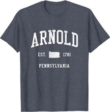 Arnold Pennsylvania PA T-Shirt Vintage Athletic Sports Design Tee