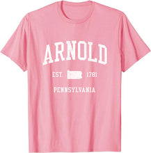 Arnold Pennsylvania PA T-Shirt Vintage Athletic Sports Design Tee