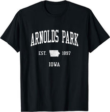 Arnolds Park Iowa IA T-Shirt Vintage Athletic Sports Design Tee