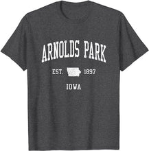 Arnolds Park Iowa IA T-Shirt Vintage Athletic Sports Design Tee