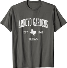 Arroyo Gardens Texas TX T-Shirt Vintage Athletic Sports Design Tee