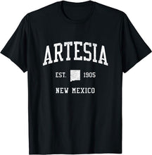Artesia New Mexico NM T-Shirt Vintage Athletic Sports Design Tee