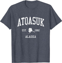 Atqasuk Alaska AK T-Shirt Vintage Athletic Sports Design Tee