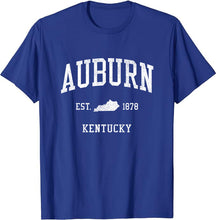 Auburn Kentucky KY T-Shirt Vintage Athletic Sports Design Tee