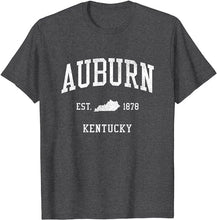 Auburn Kentucky KY T-Shirt Vintage Athletic Sports Design Tee