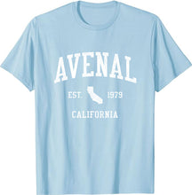 Avenal California CA T-Shirt Vintage Athletic Sports Design Tee