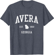 Avera Georgia GA T-Shirt Vintage Athletic Sports Design Tee